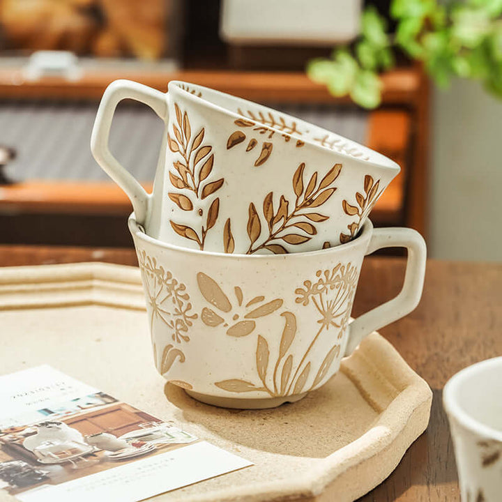 Minimalist Nordic Ceramic Home Hand-painted Mugs.