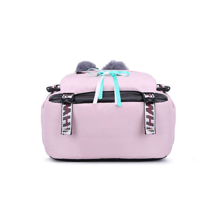 Black Women’s USB Charging Backpack for travel