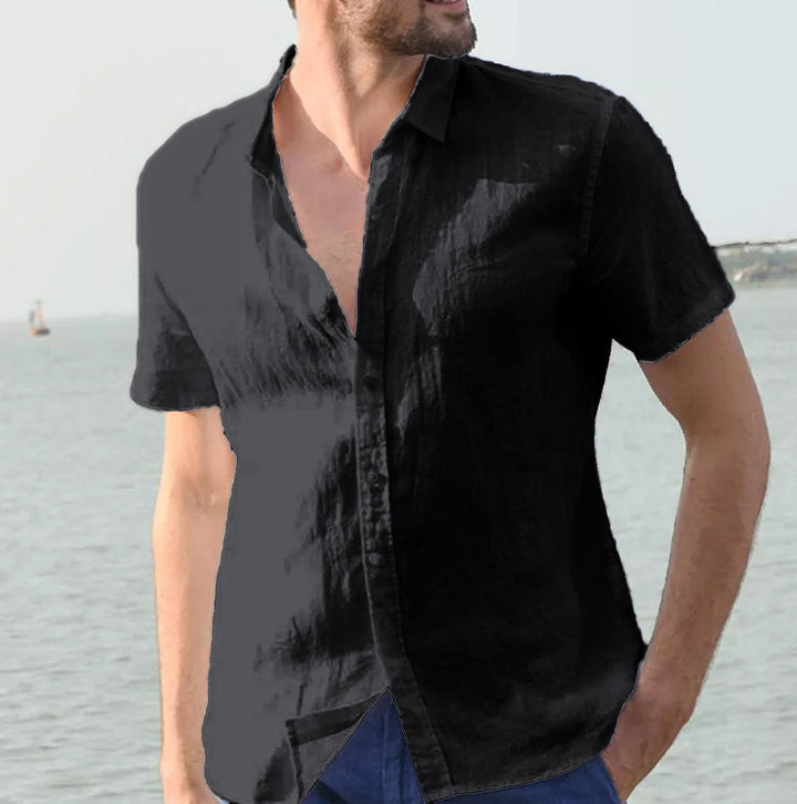 Explosive cross-border special for European and American summer short-sleeved casual foreign trade men&