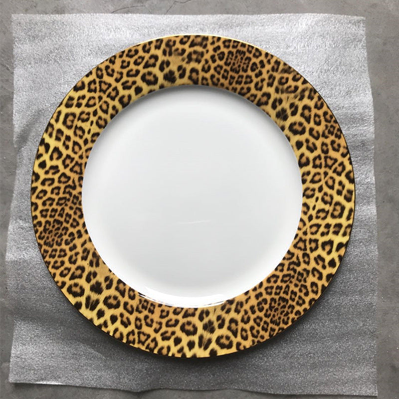 Porcelain Coffee Mugs Bone China Leopard Design