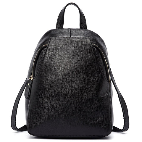 Ladies Backpack Backpack New Style Leather Small Female Dag