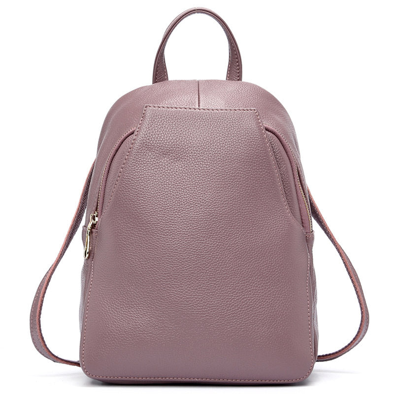 Ladies Backpack Backpack New Style Leather Small Female Dag