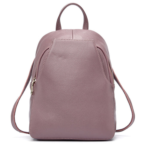 Ladies Backpack Backpack New Style Leather Small Female Dag