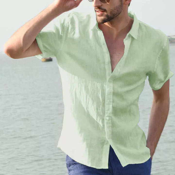 Explosive cross-border special for European and American summer short-sleeved casual foreign trade men&