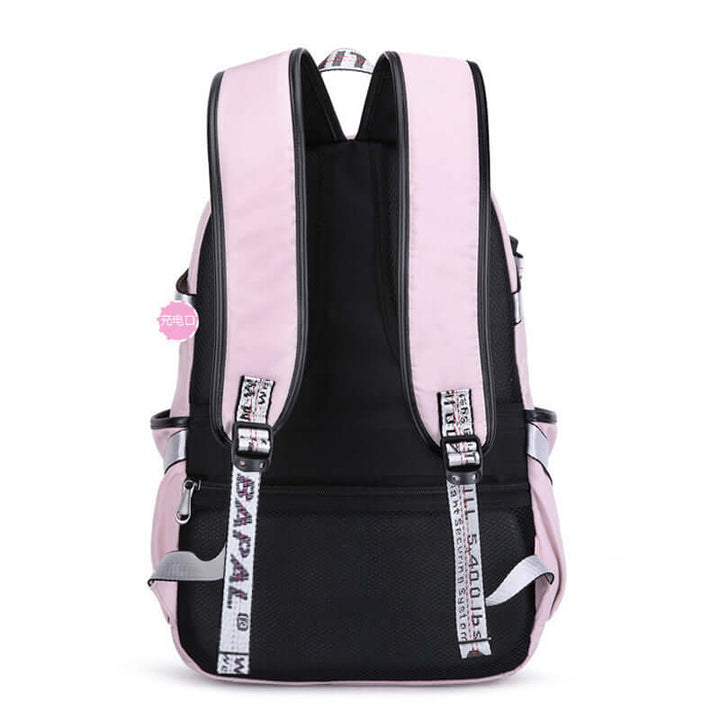 External USB port on Women’s Charging Backpack
