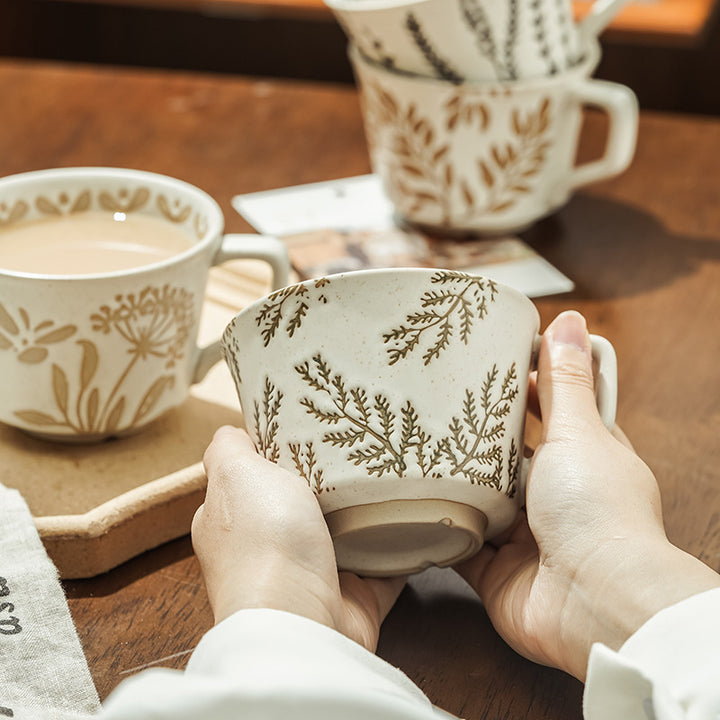 Minimalist Nordic Ceramic Home Hand-painted Mugs.