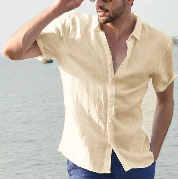 Explosive cross-border special for European and American summer short-sleeved casual foreign trade men&