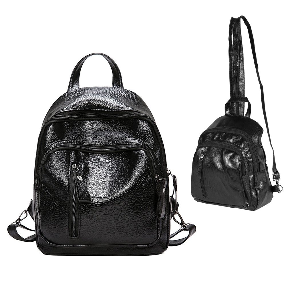 PU Leather Backpack for Women Anti Theft Waterproof