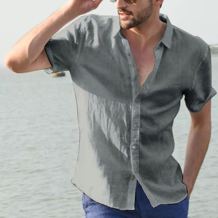 Explosive cross-border special for European and American summer short-sleeved casual foreign trade men&
