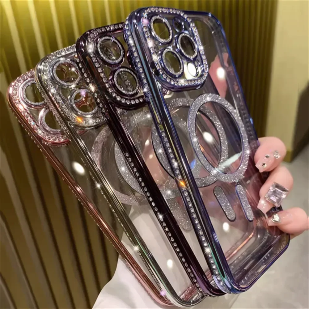 Sparkling Transparent iPhone 16 Plus Cover