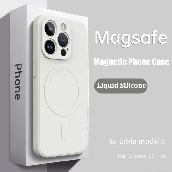 Luxury Magsafe Silicone Case For iPhone 17–11