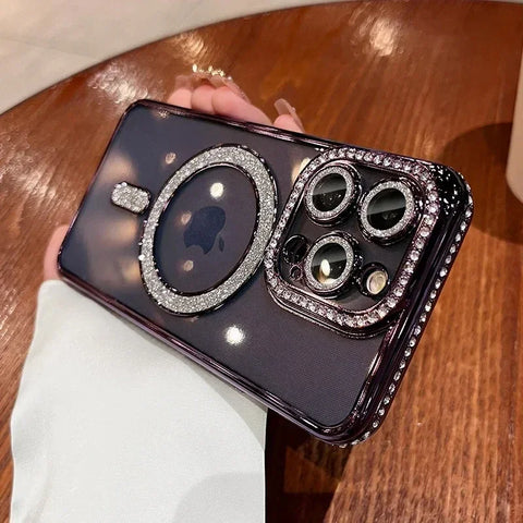 Shiny Diamond iPhone 14 Clear Case