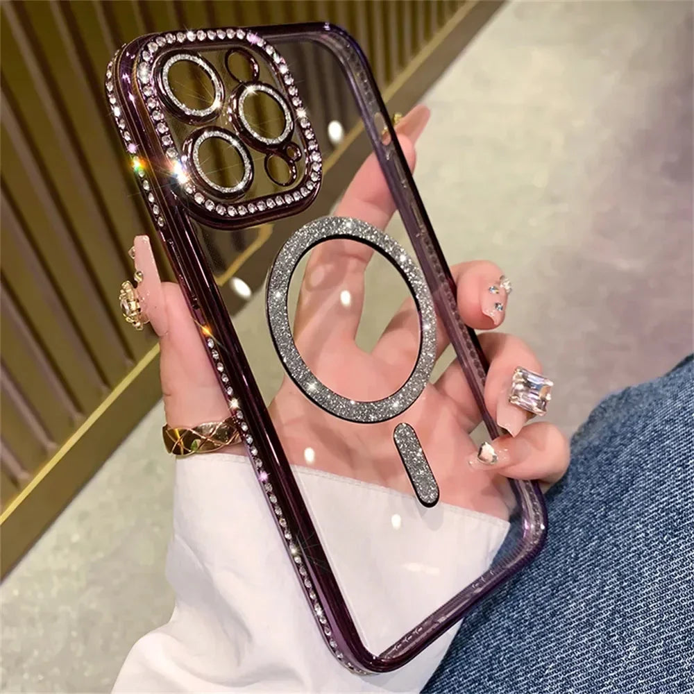 Glitter Bumper Case For iPhone 15 Pro Max