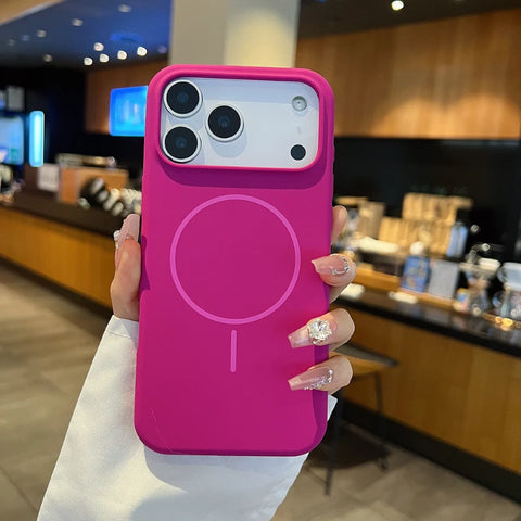 Magnetic Wireless Charging Silicone Case