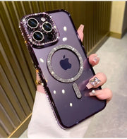 Sparkling Transparent iPhone 16 Plus Cover