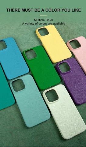 Luxury Leather iPhone Case For 17 Pro Max–7