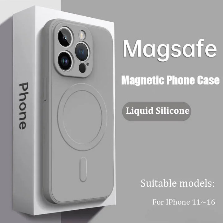 Luxury Magsafe Silicone Case For iPhone 17–11