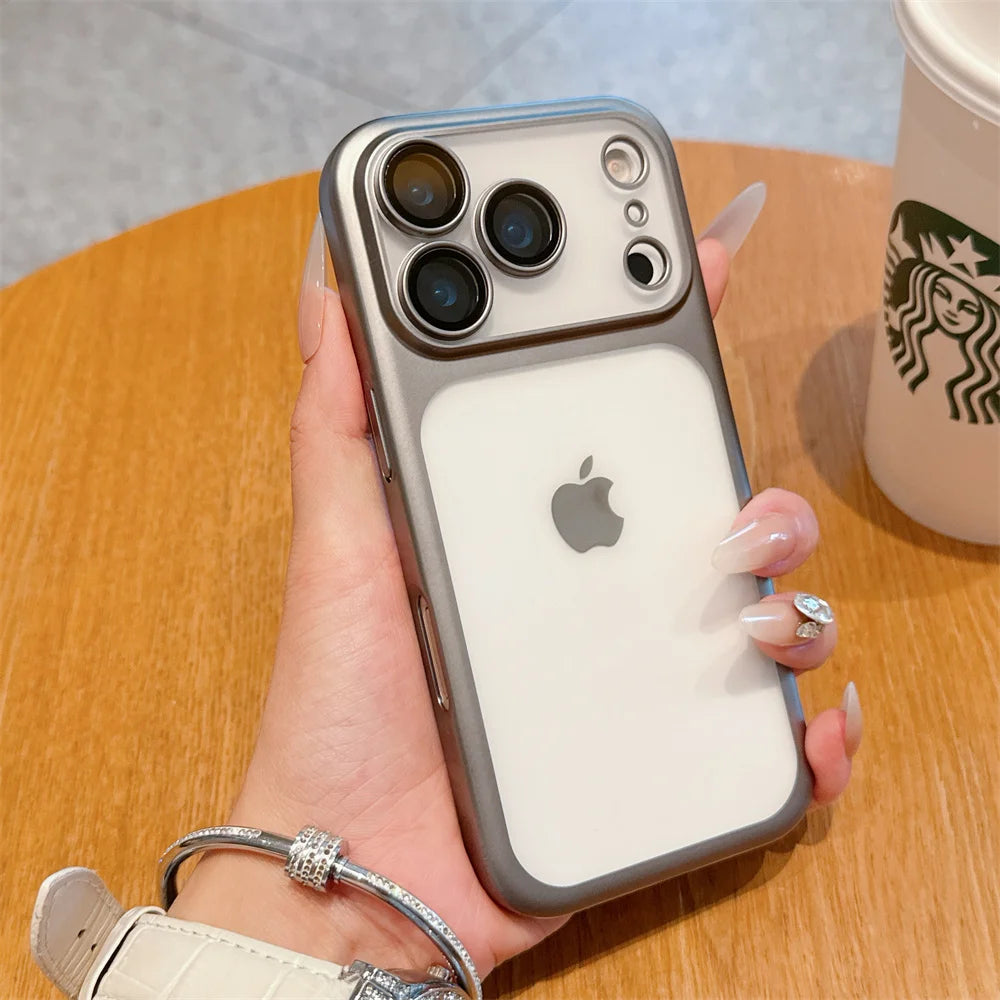Luxury Frosted Matte Case For iPhone 17–11