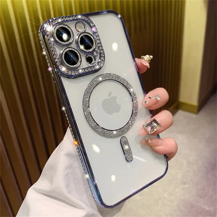 Shiny Diamond iPhone 14 Clear Case