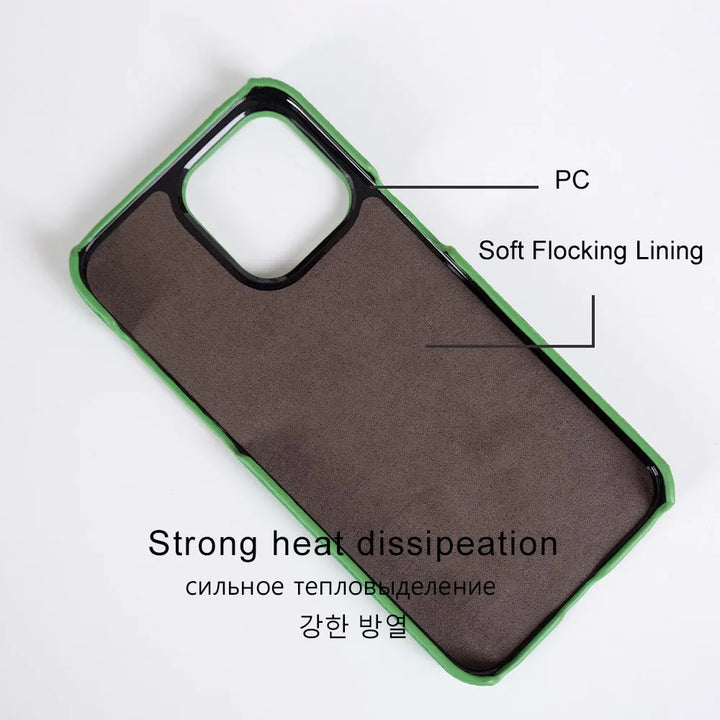 Luxury Leather iPhone Case For 17 Pro Max–7