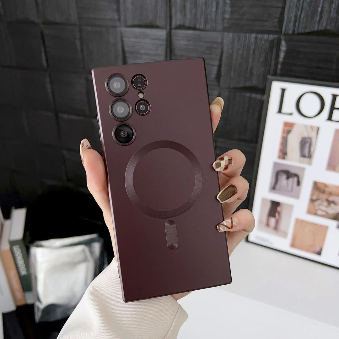 Magnetic Wireless Charging Samsung Cover
