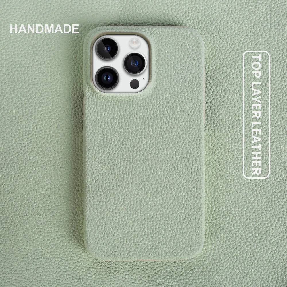 Luxury Leather iPhone Case For 17 Pro Max–7