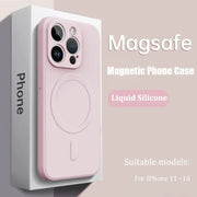 Magnetic Silicone Case for iPhone 16