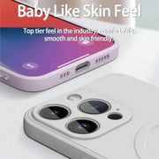 Magnetic Silicone Case for iPhone 16