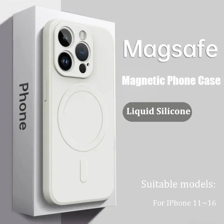 Luxury Magsafe Silicone Case For iPhone 17–11