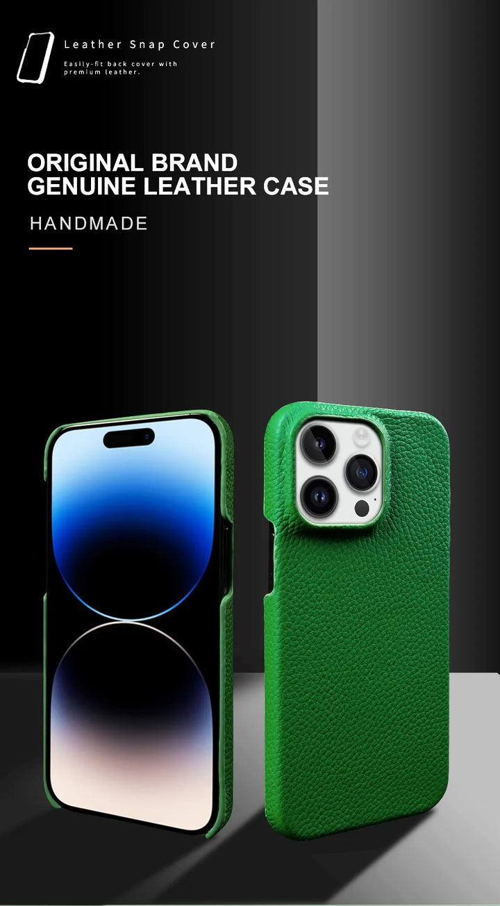 Luxury Leather iPhone Case For 17 Pro Max–7