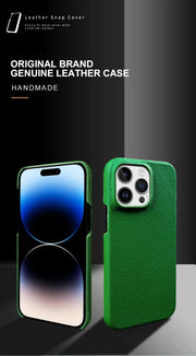 Luxury Leather iPhone Case For 17 Pro Max–7