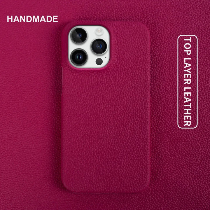 Luxury Leather iPhone Case For 17 Pro Max–7