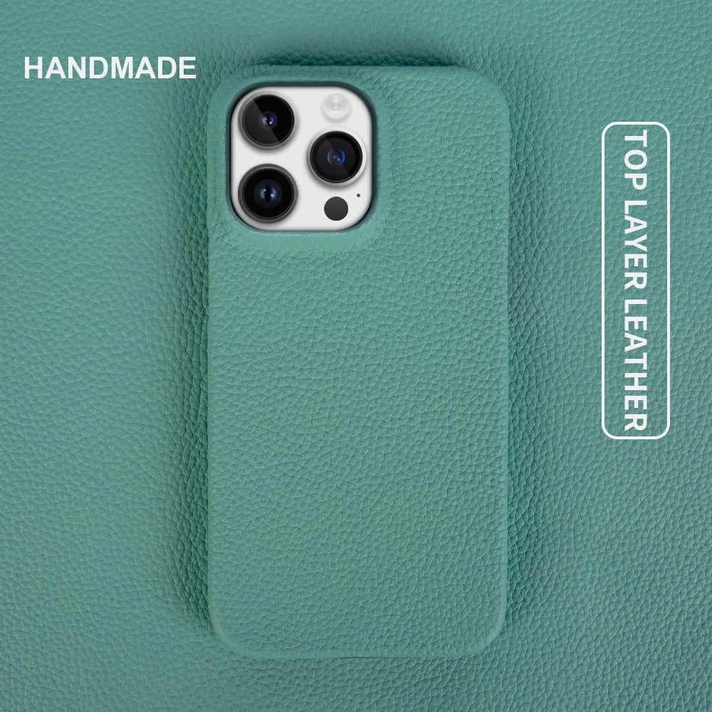 Luxury Leather iPhone Case For 17 Pro Max–7