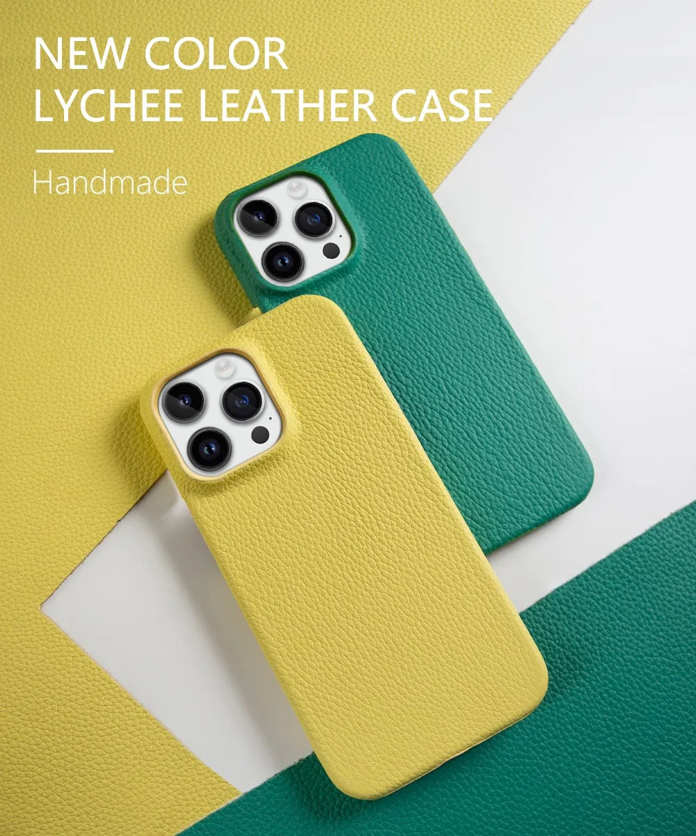Luxury Leather iPhone Case For 17 Pro Max–7