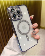 Sparkling Transparent iPhone 16 Plus Cover