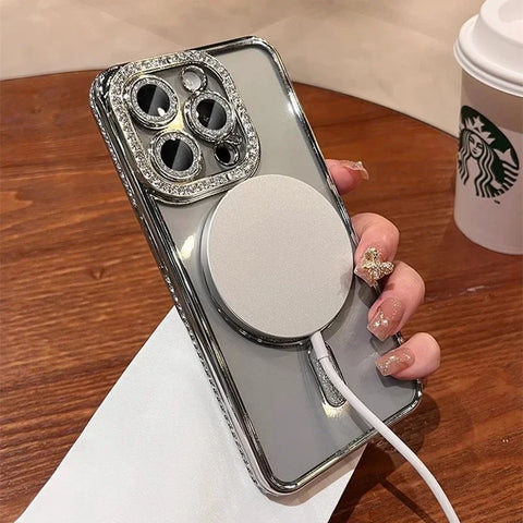 Sparkling Transparent iPhone 16 Plus Cover