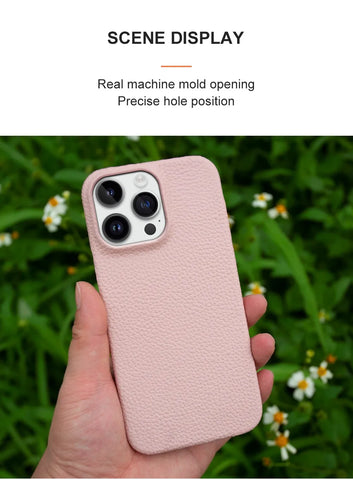 Luxury Leather iPhone Case For 17 Pro Max–7