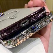 Luxury Transparent Diamond iPhone 13 Cover