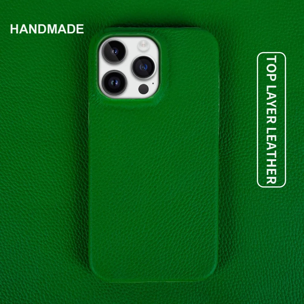 Luxury Leather iPhone Case For 17 Pro Max–7