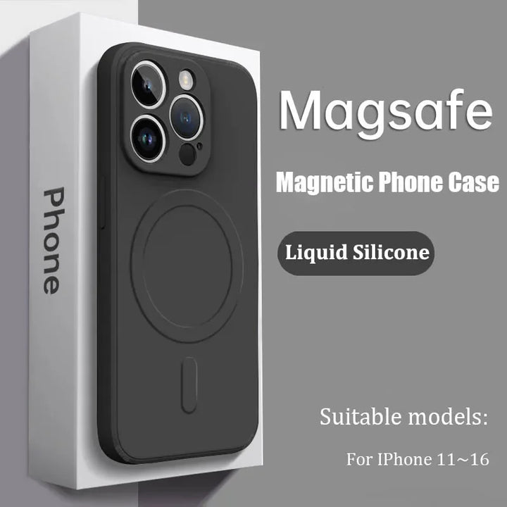 Luxury Magsafe Silicone Case For iPhone 17–11