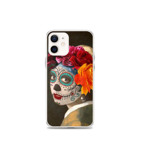 Catrina with a pearl earring Clear Case for iPhone®