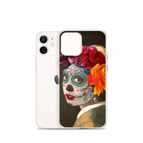Catrina with a pearl earring Clear Case for iPhone®