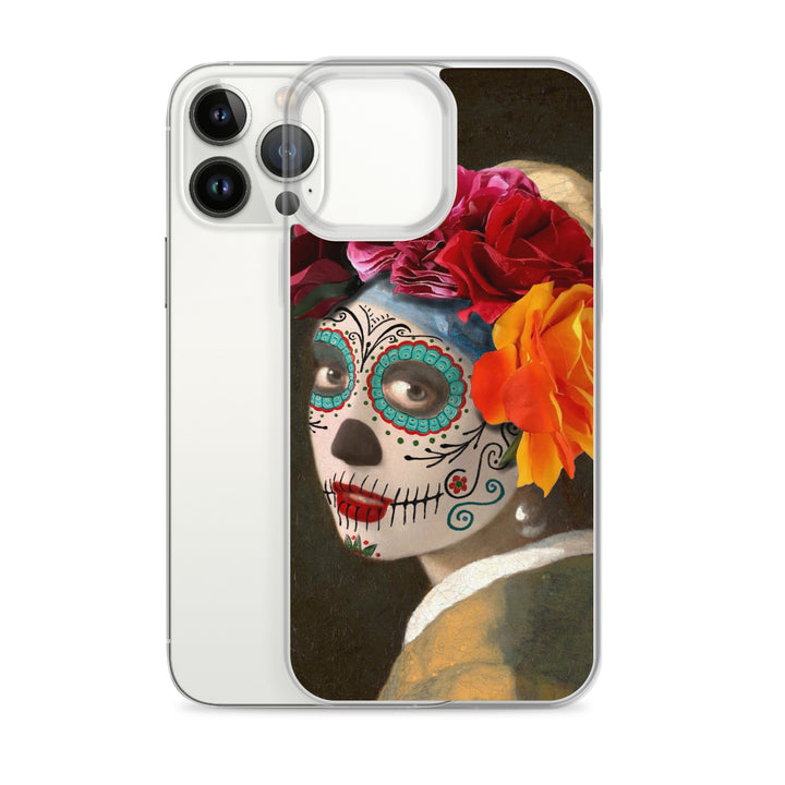Catrina with a pearl earring Clear Case for iPhone®