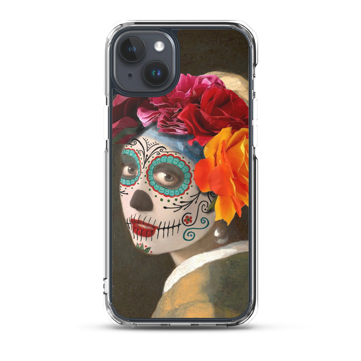 Catrina with a pearl earring Clear Case for iPhone®