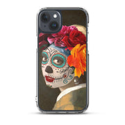 Catrina with a pearl earring Clear Case for iPhone®