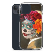 Catrina with a pearl earring Clear Case for iPhone®