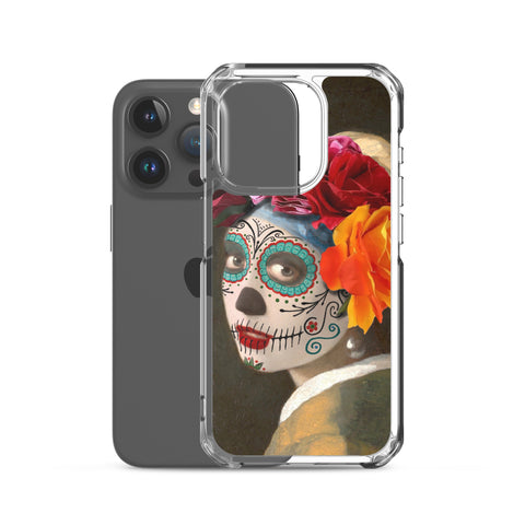 Catrina with a pearl earring Clear Case for iPhone®