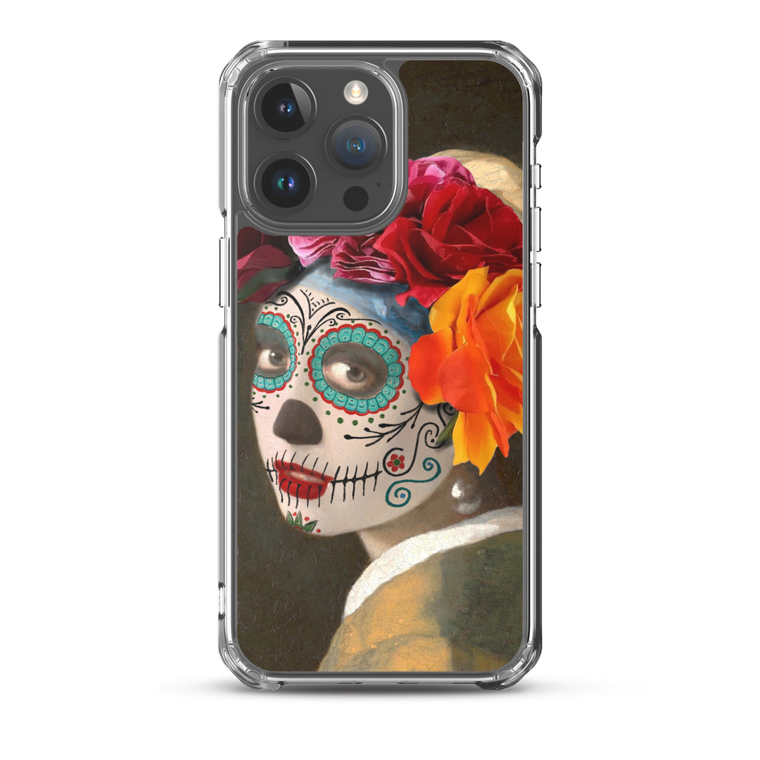 Catrina with a pearl earring Clear Case for iPhone®
