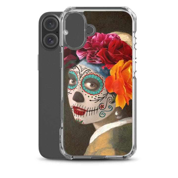 Catrina with a pearl earring Clear Case for iPhone®