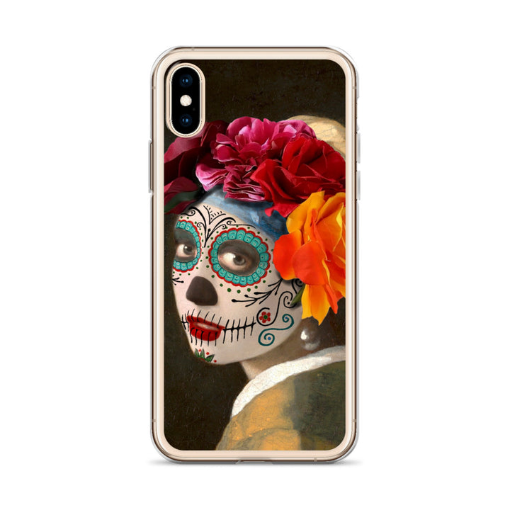 Catrina with a pearl earring Clear Case for iPhone®